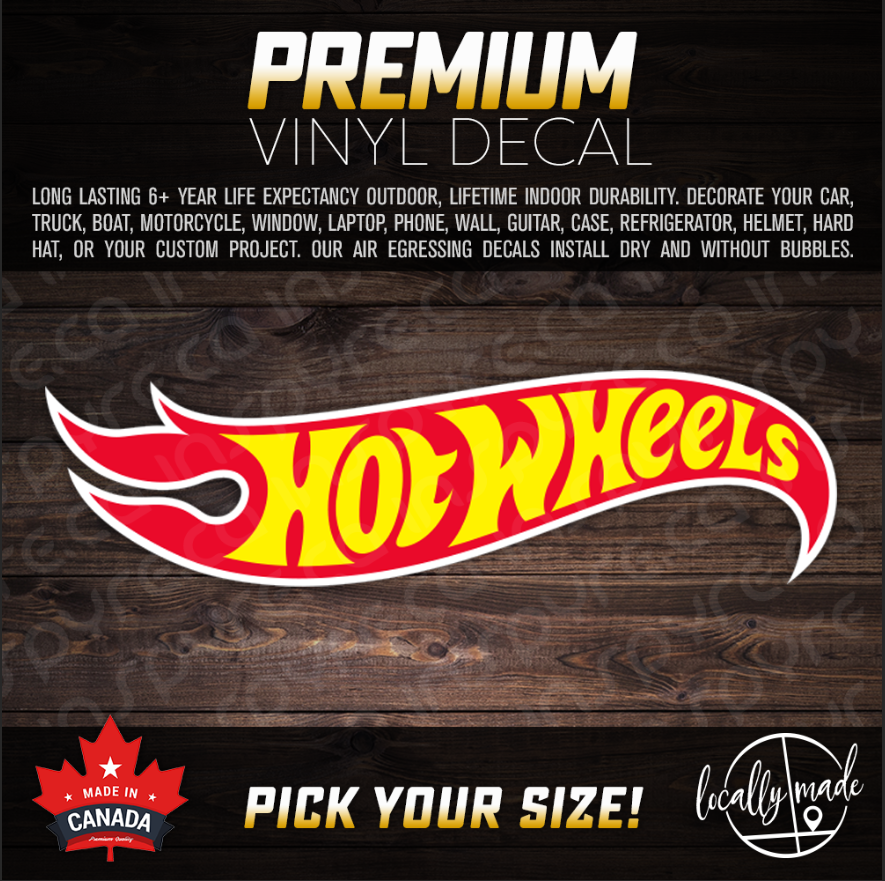 Custom Sized Vinyl Stickers in Canada